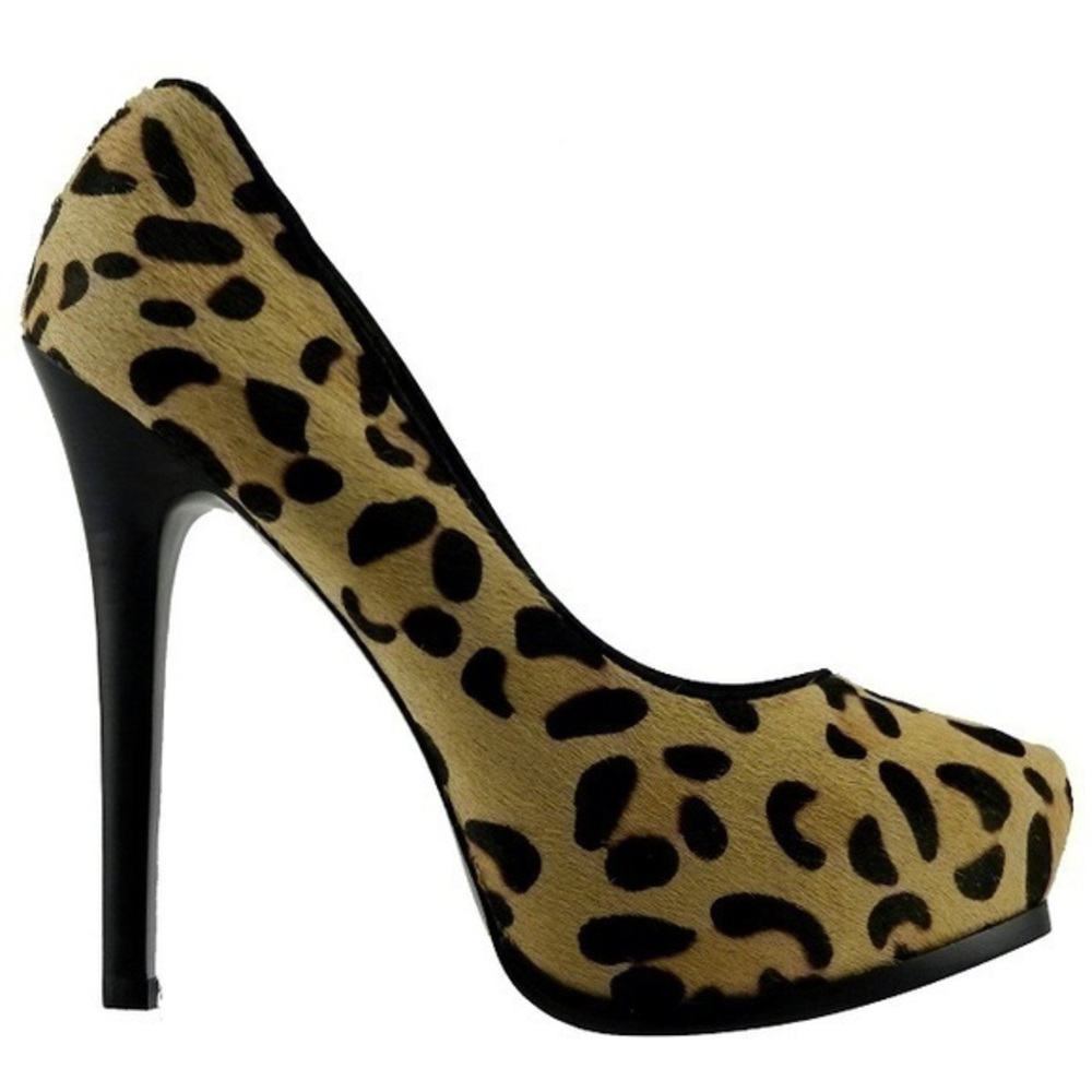 Pelle Moda Prance In Leopard Heels